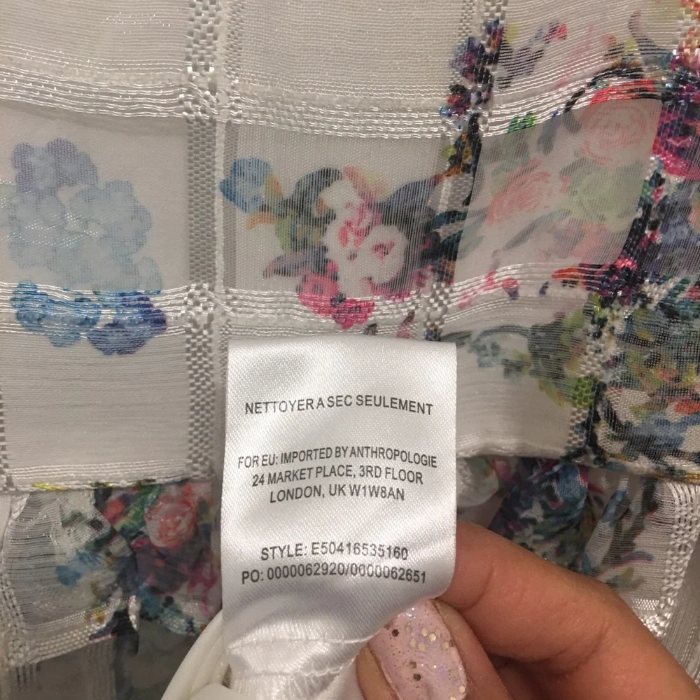 ✨ Moving sale 🚗- Anthropologie Maeve Peony Floral dress, Size 0 - Picture 9 of 10